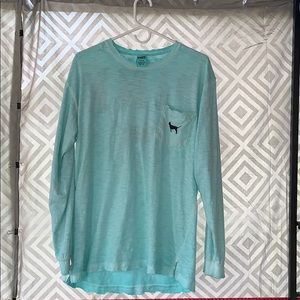 Teal PINK long sleeve